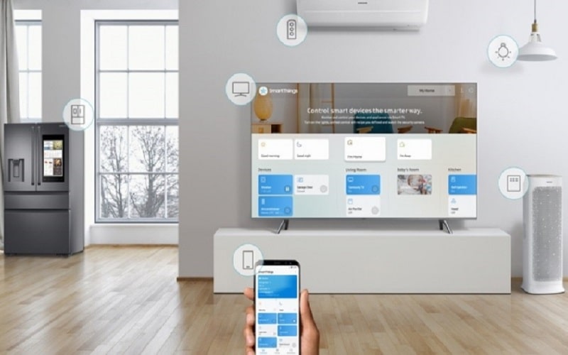 Samsung smartthing điều khiển thiết bị trong nhà